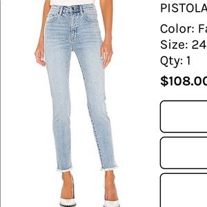 Cara Skinny Jean - Pistola
